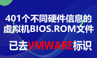 401个不同硬件信息的虚拟机BIOS.ROM文件（已去VMware标识）