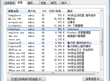 腾讯电脑管家和鲁大师哪个占内存小？