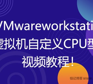 密码保护：虚拟机自定义CPU型号和CPU序号内容
